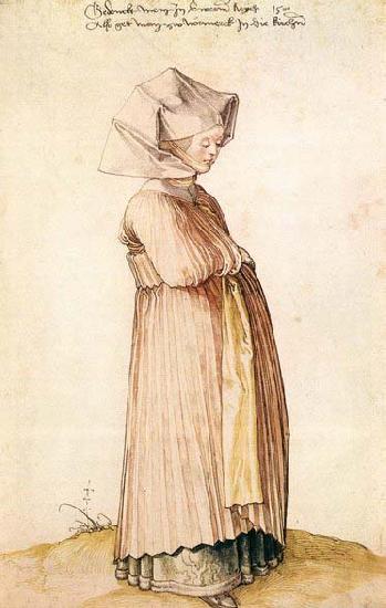 Albrecht Durer Nuremberg Woman Dressed for Church oil painting image